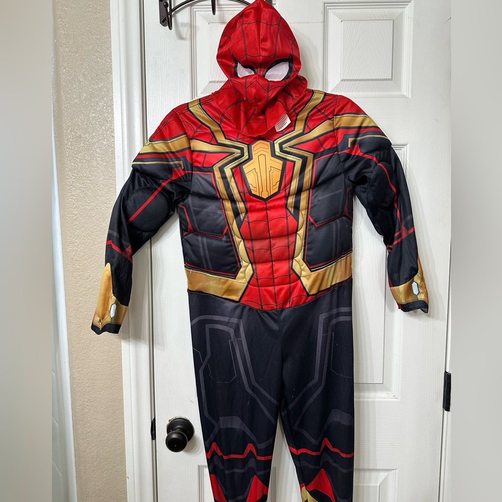 Spiderman Red and Gold Kids Costume